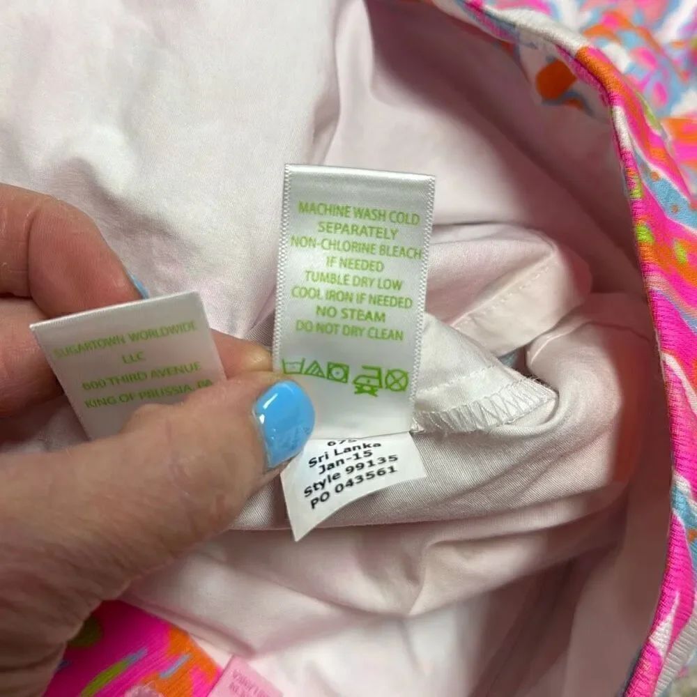Lilly Pulitzer Multi Color Skort Size 2 - Picture 7 of 7